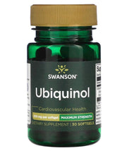 Swanson Ubikinool, 200 mg - 30 kapslit