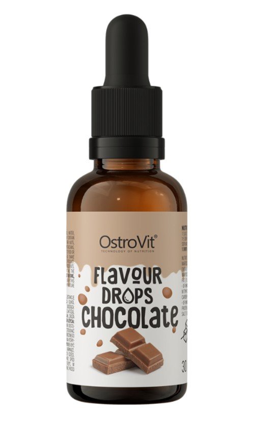 OstroVit skonio skonio lašai, šokoladas, 30ml
