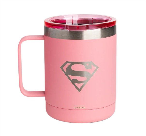 Supergirl termosas, rožinis, 350 ml
