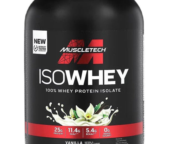 MuscleTech Iso Whey, vanill - 907 grammi – Herbora