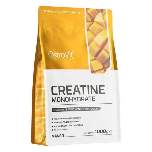 Kreatino monohidratas, mango, 1000 g