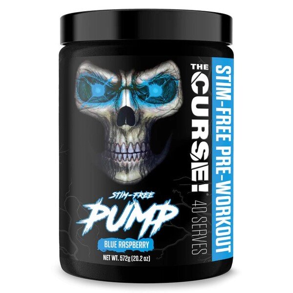 JNX Sports The Curse! Stim-Free Pump, Mėlyna avietė, sporto papildas