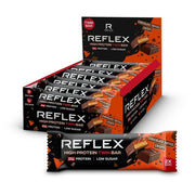 Reflex High Protein Twin Bar, Šokolado Toffee traškučiai, 12 vnt