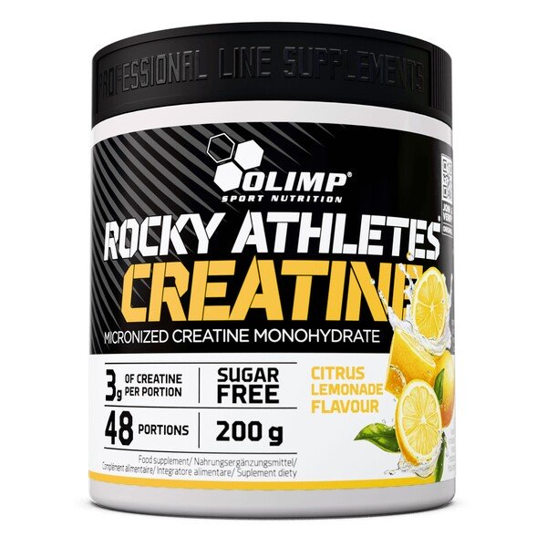 Kreatino papildas Olimp Rocky Athletes Creatine Citrus Lemonade