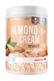 Allnutrition migdolų kremas, traškus, 1 kg, sveiki maisto produktai