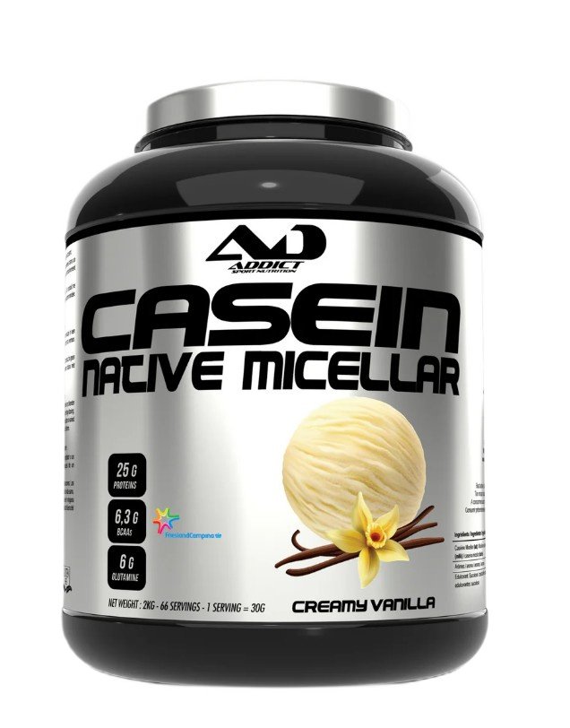 Maisto papildas Casein Micellar, Vanilės skonio, 2000 g