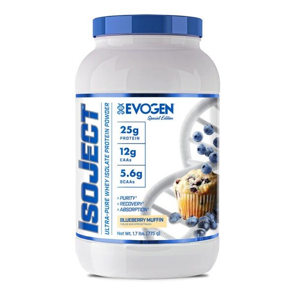 Evogen IsoJect, Mėlynių keksiukas, 775 g