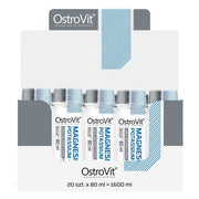 OstroVit Magnio Potassium + B6 Šotas, citrinų-limono vynuogių, maisto papildas, energijos stiprinimas