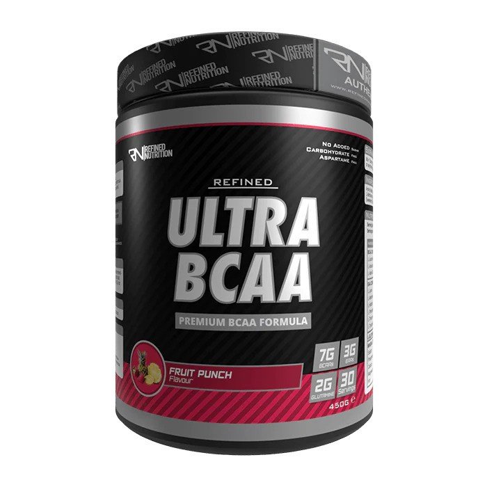 Refined Nutrition Ultra BCAA, Fruit Punch - 450 g maisto papildas