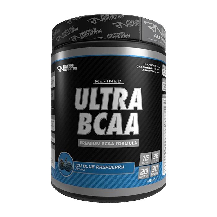 Refined Nutrition Ultra BCAA, Icy Blue Raspberry - 450 g sporto papildas