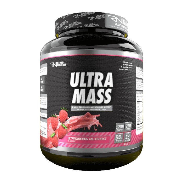 Refined Nutrition Ultra Mass, Braškinis kokteilis