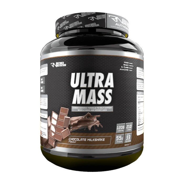 Refined Nutrition Ultra Mass, Chocolate Milkshake - 2000 gramų