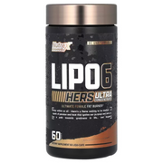 Nutrex Lipo-6 Black Hers kapsulės, riebalų degintojas, energijai ir nuovargiui mažinti