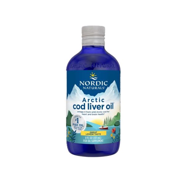 Nordic Naturals arktiline tursamaksaõli, 1060 mg sidrunimaitseline - 237 ml.