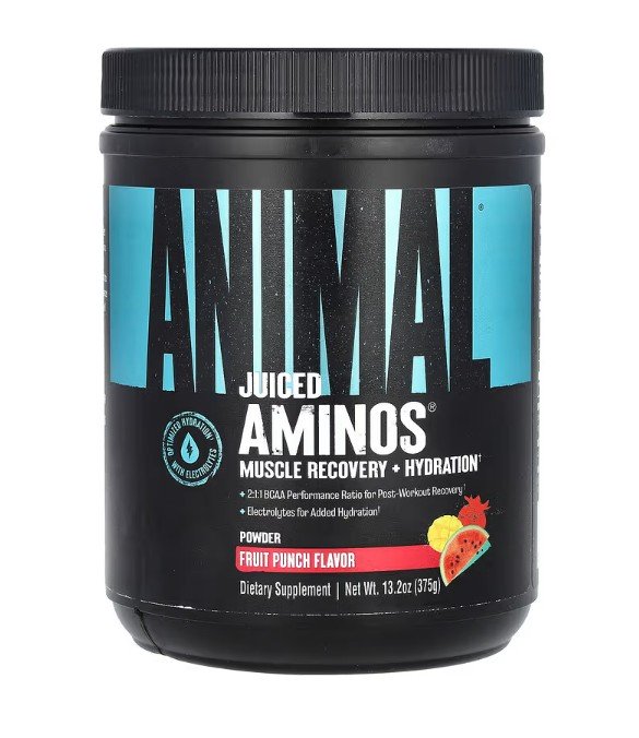 Animal Juiced Aminos, Fruit Punch - 375 g maisto papildas