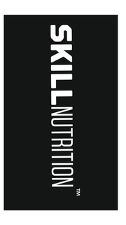Skill Nutrition rankšluostis, juodas baltas, 120x80cm