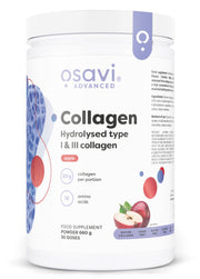 Osavi Collagen Hydrolyzed Type I & III, Apple - 660 g maisto papildas