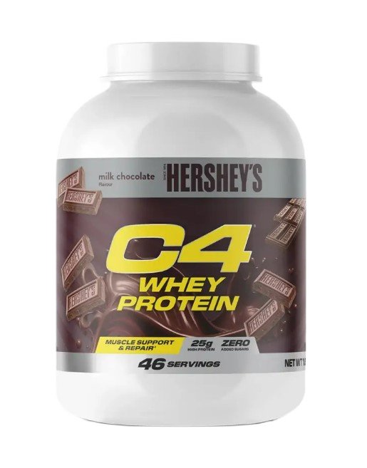 Cellucor C4 Whey Protein, Hershey's Milk Chocolate - 1610 gramų, maisto papildas, proteinas