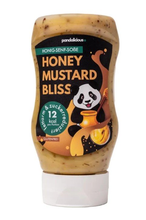American Supps Pandalicious Sauce, Honey Mustard Bliss - 315 ml, salotų ir užkandžių padažas