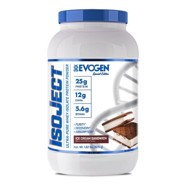 Evogen IsoJect, Ice Cream Sandwich - 825 g baltymų milteliai