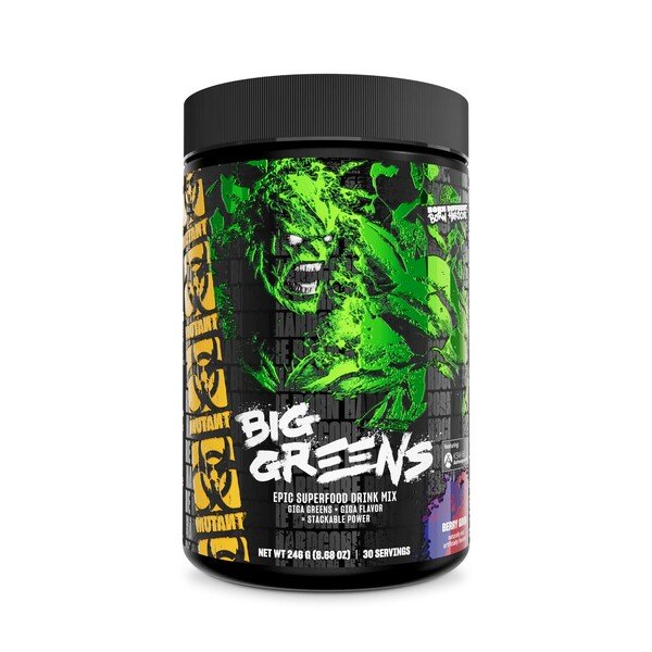 Mutant Big Greens, Berry Good - 246 g maisto papildas
