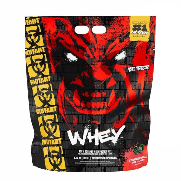Mutant Whey, Strawberry Cream - 4540 g baltymų milteliai