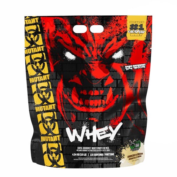 Mutant Whey, Cookies & Cream - 4540 g baltymų milteliai
