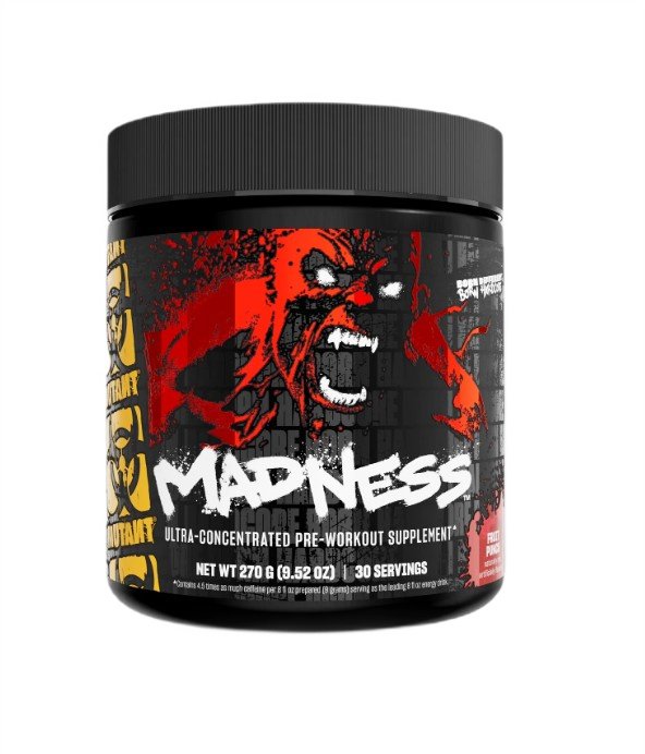 Mutant Madness, Fruit Punch - 270 g, sporto papildas