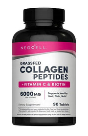 NeoCell rohusöödetud kollageenipeptiidid + C-vitamiin ja biotiin - 90 tabletti