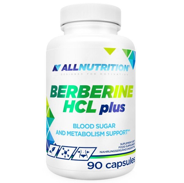 Allnutrition Berberine HCL Plus - 90 kapsulių maisto papildas