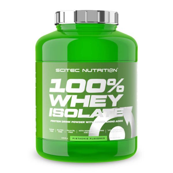 SciTec 100% Whey Isolate pistacijų baltymų milteliai