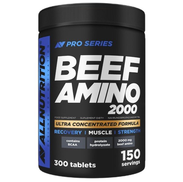 Allnutrition Beef Amino 2000 - maisto papildas, tablečių pakuotė
