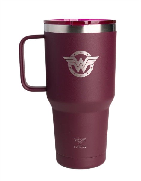Wonder Woman termosas, 900 ml, juoda