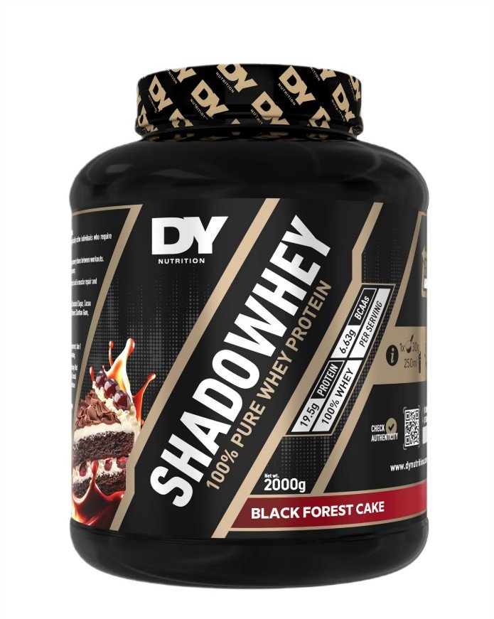 Dorian Yates ShadoWhey 100% puhas vadakuvalk, musta metsa kook - 2000 grammi