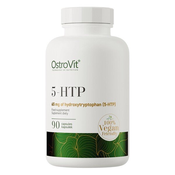 OstroVit 5-HTP kapsulės, nervų sistemai, veganų maisto papildas
