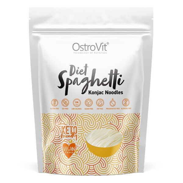 OstroVit Diet Spaghetti Konjac Noodles - 400 g sveikas maisto papildas
