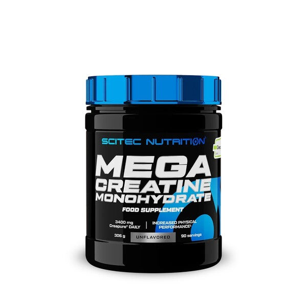 Kreatino papildas, SciTec Mega Creatine Monohydrate, 306 g