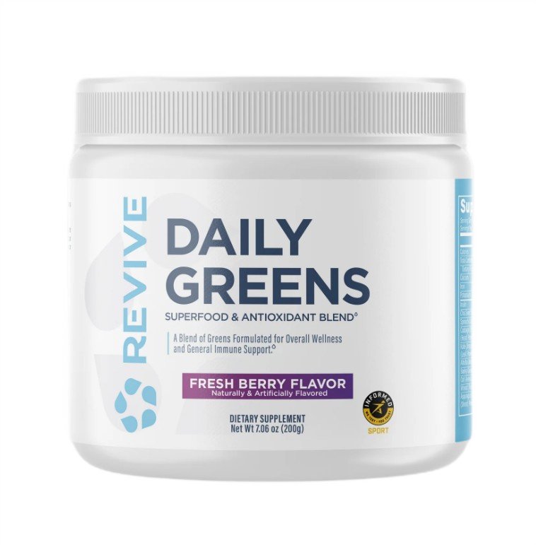 Revive Daily Greensi pulber, värskete marjadega (EAN 850030689788) - 200 grammi