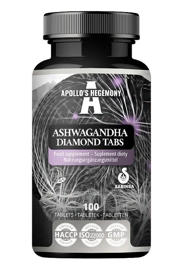 Maisto papildas Apollo's Hegemony Ashwagandha Diamond - 100 tablečių