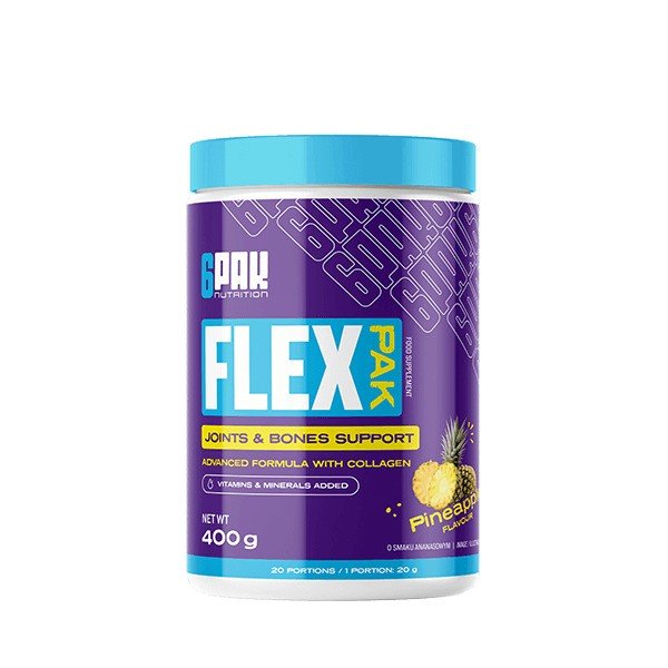 6PAK Flex Pak, Ananas, 400 g, maisto papildas