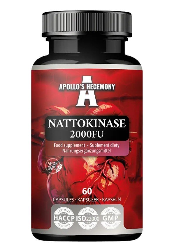 Maisto papildas Nattokinase 2000 FU, kapsulės