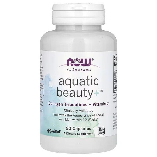 NOW Foods Aquatic Beauty+ kapsulės odos, plaukų ir nagų grožiui