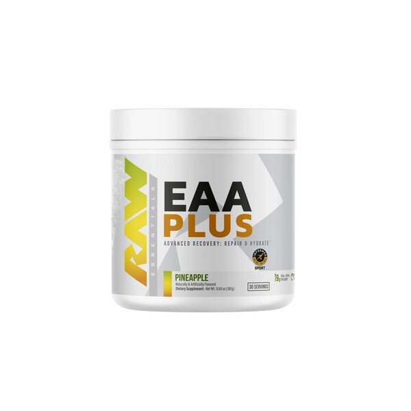 Raw Nutrition EAA Plus, ananasų maisto papildas, sporto papildas