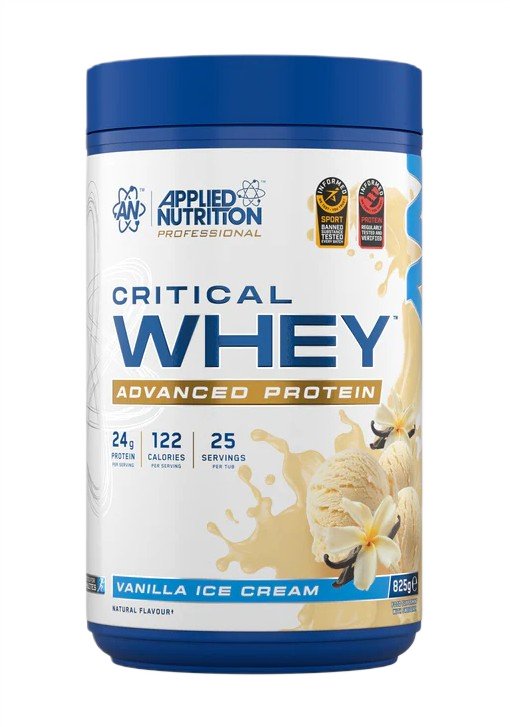 Maisto papildas Critical Whey Vanilės ledų skonio