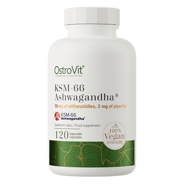 OstroVit KSM-66 Ashwagandha - 120 kapslit