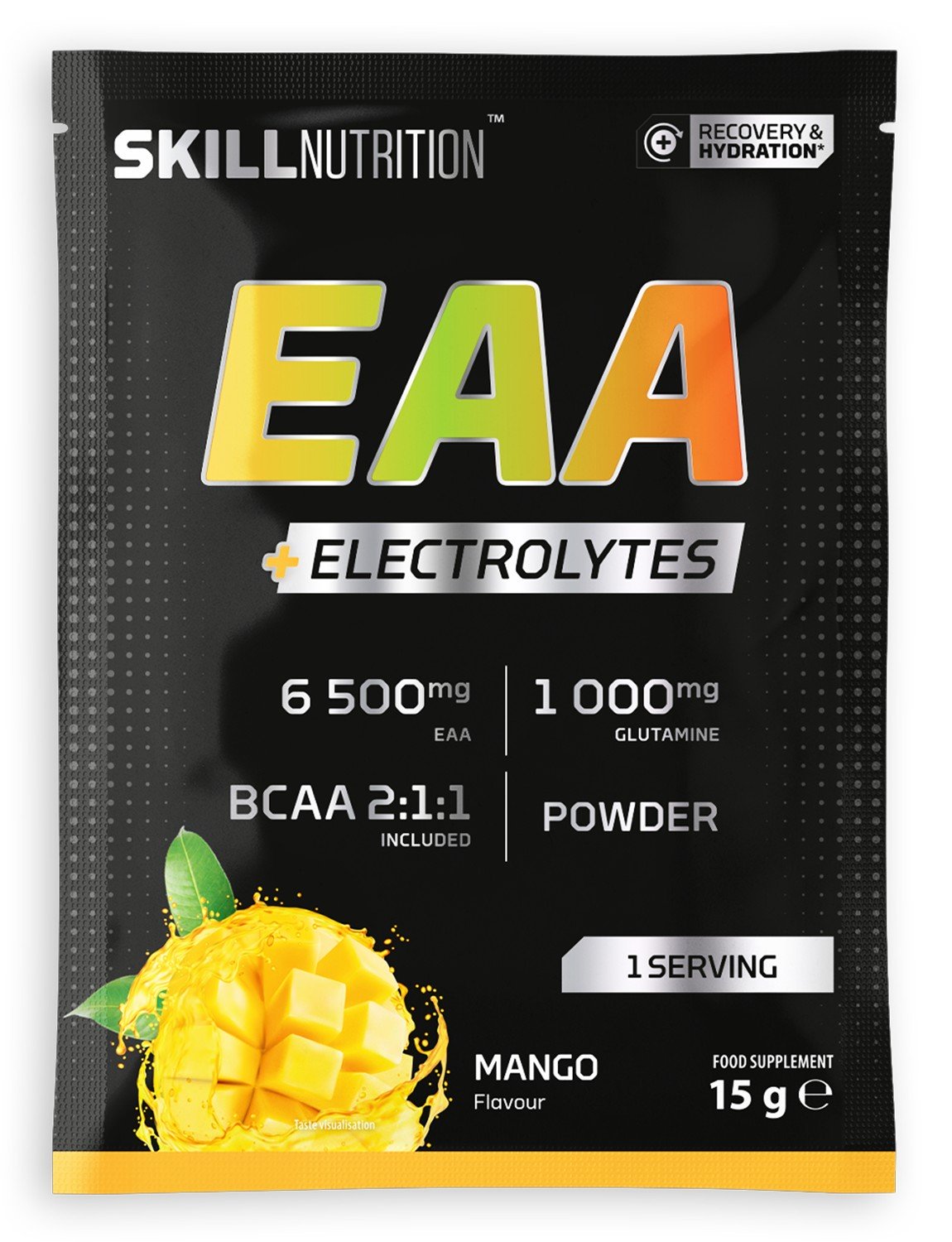 Skill Nutrition EAA + elektrolüüdid, mango - 15 grammi (1 portsjon)