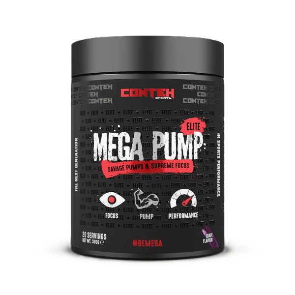 Conteh Sports Mega Pump Elite, Grape - 390 g maisto papildas sportui