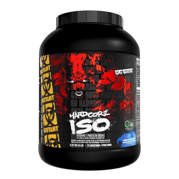 Mutant Hardcore Iso, Vanilės ledų baltymų papildas, 2270 g