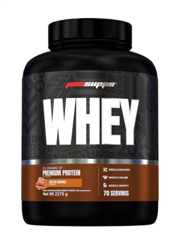 ProSupps Whey, Salted Caramel - 2270 g, baltymų papildas