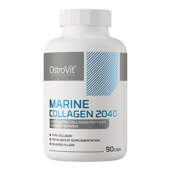 OstroVit Marine Collagen 2040 kapsulės